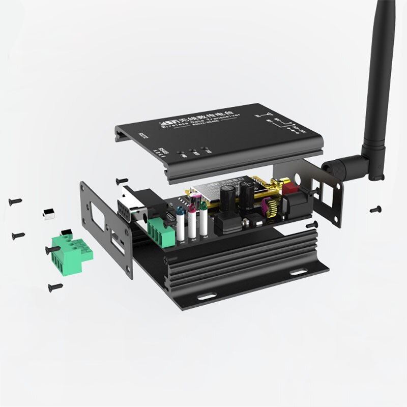 LoRa DTU 433MHz SX1278 RS485 RS232 Interfaccia rf DTU Ricetrasmettitore 8km FEC Senza Fili uhf Modulo 433M rf trasmettitore e Ricevitore