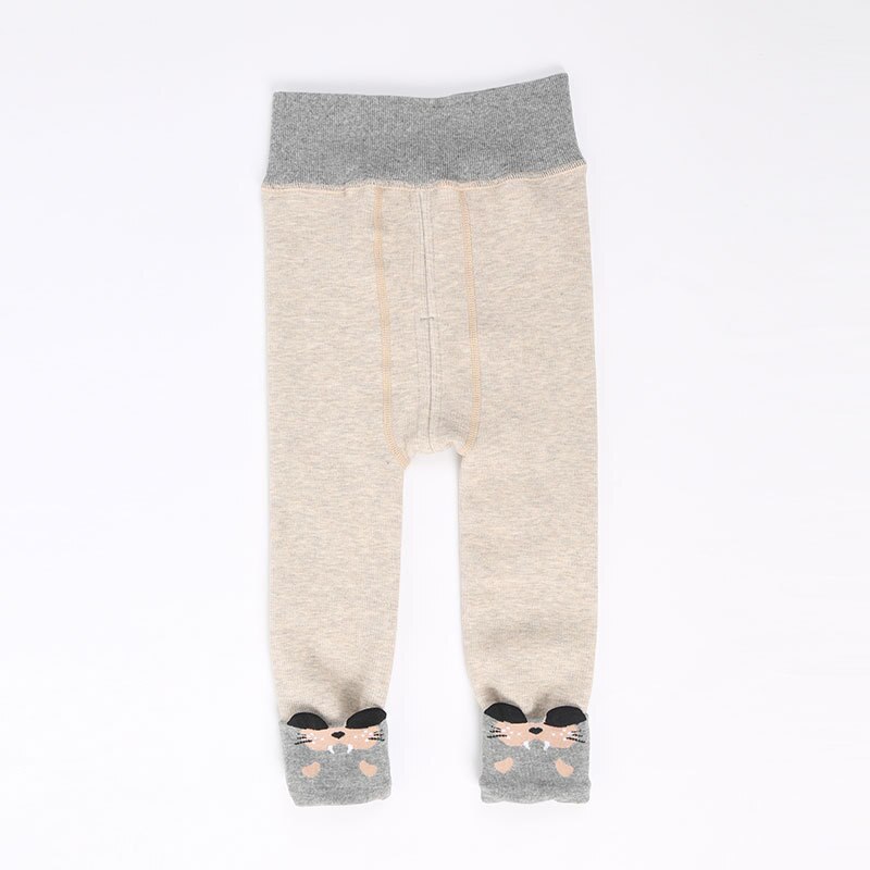 0 Tot 24M Jongens Leggings Super Dikke Warme Winter Broek Winter Pasgeboren Baby Warm Broek Voor Zuigelingen Leuke Cartoon lam Wol Meisjes: Beige / 0 to 12M