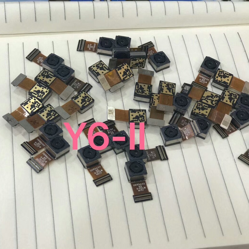 Cámara trasera flexible de Y6-II para Huawei Y6-2 Y6 II, módulo de cámara trasera grande, pieza de repuesto