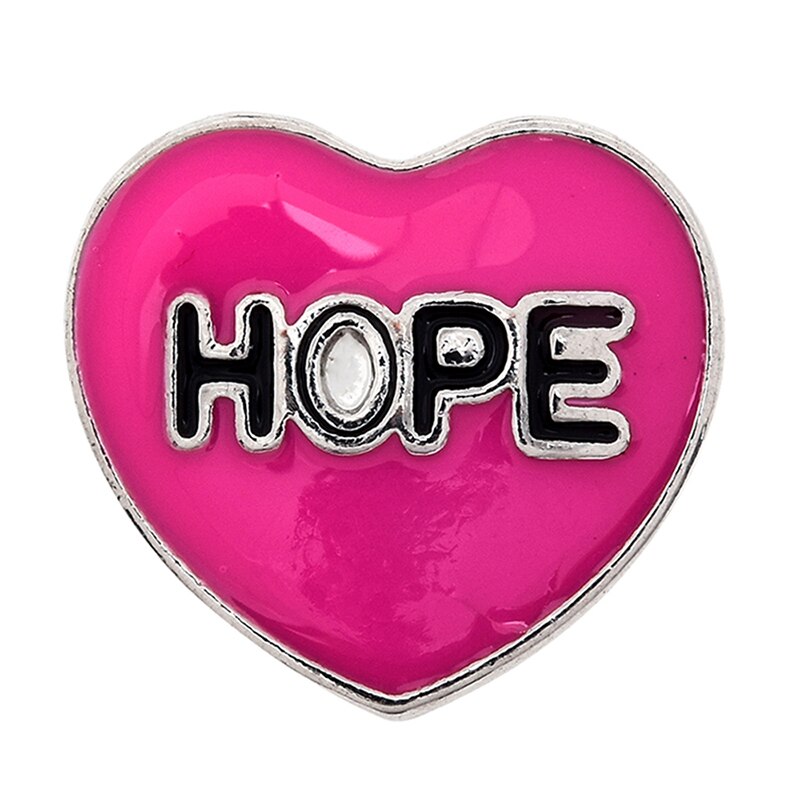 XH8027 Crystal 18mm cross hope believe arrow USA Metal Snap button fit snap jewelry DIY: Metal snap button05