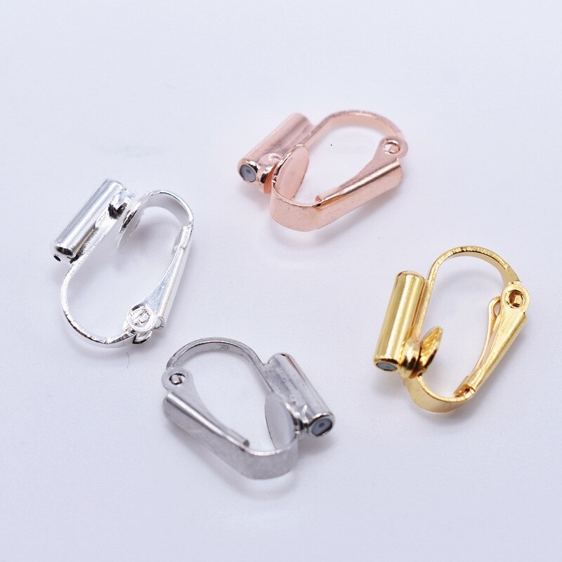 UJBOX Ear Clip Converter Multiple Styles and Multiple Colors DIY Jewelry Accessories No Pierced Clip on Earrings