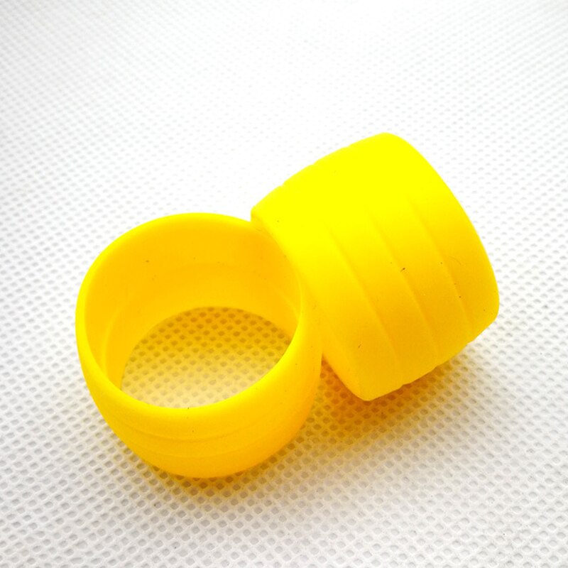1 Paar Fahrrad Silikon Gummiband Befestigungs Ring Anti-Überspringen Stecker Wasserdichte Tragen Beständig BüGel Silikon Schleifen für Straße Fahrrad Bar Band YS-Kaufen: Gelb