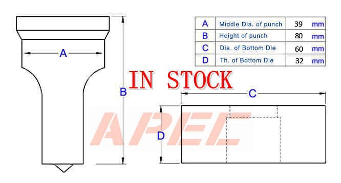 Ironworker tooling ironworker punch die Round/oblong/diamond/sqaure/ hole punching for GEKA FICEP KINGSLAND BROBO SUNRISE