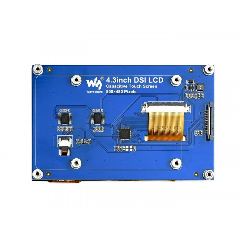 4.3inch Capacitive Touch Display for Raspberry Pi 800×480 IPS Wide Angle MIPI DSI Interface