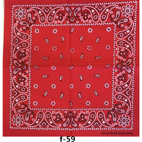 100% Katoen Koreaanse Mode Zwart Paisley Gedrukt Halsdoek Hip Hop Hoofddeksels/Haar Bandana Foulard Vierkante Sjaal Voor Vrouwen/mannen: f-59
