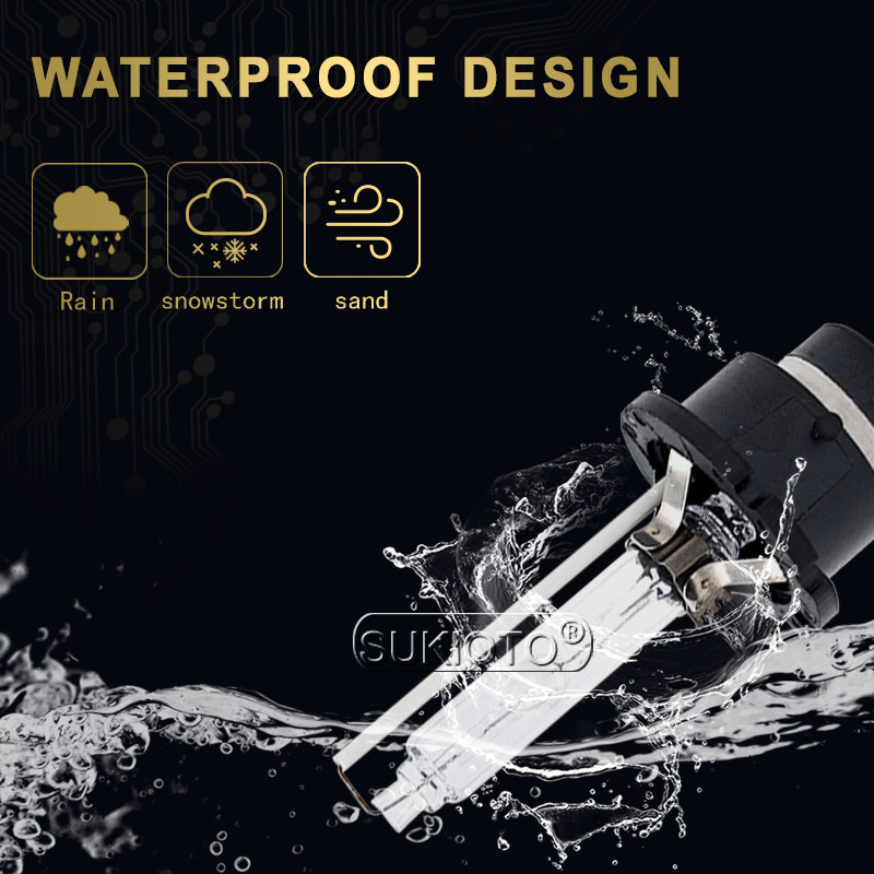 Sukioto japão 2 peças oem 35w d4s d2s xenon hid lâmpada 4300k 5000k 6000k 8000k 55w hid substituição farol 66440 66240 lâmpadas de xenônio