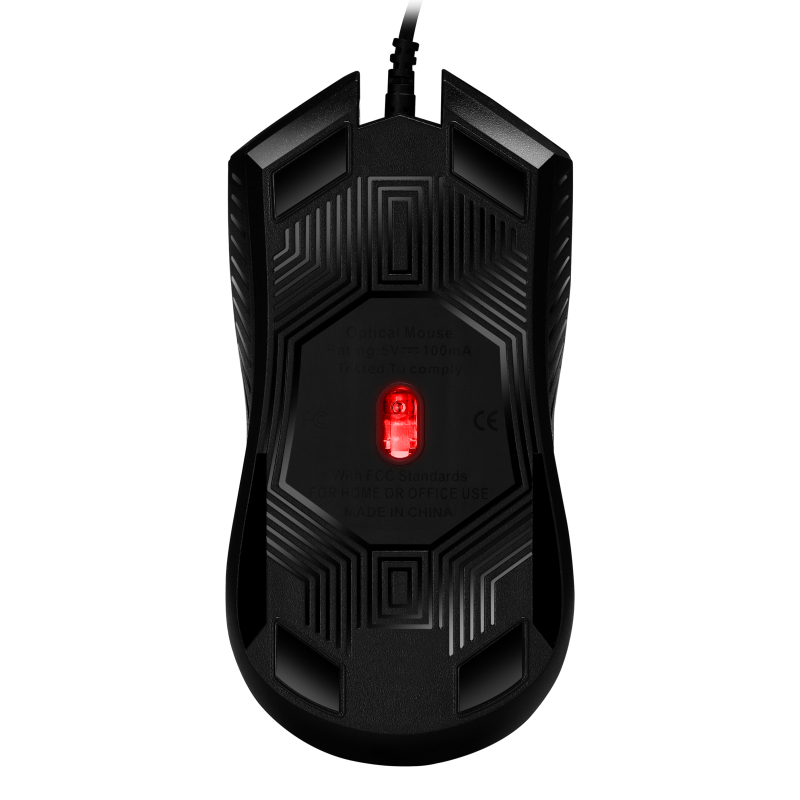 Limei S1 E-Sport Lichtgevende Bedrade Muis Usb Bedrade Desktop Laptop Mute Computer Muis Spel