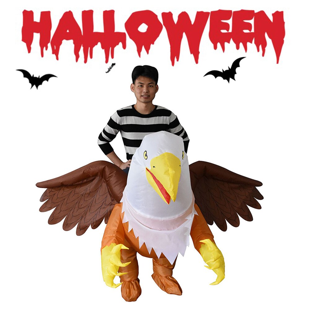 Adults Inflatable Griffon Costume Halloween Blow Up Suit Funny Clothes For Halloween Birthday Cosplay Fancy Party Supplies