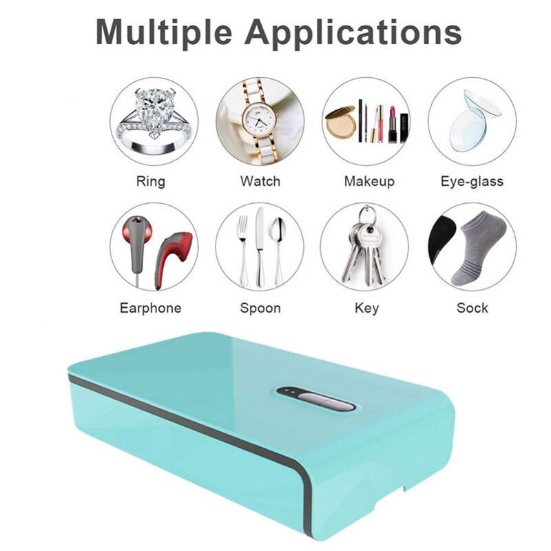 UV Smartphone Desinfektion Box UV Reiniger Smart Telefon Aromatherapie UV Box mit USB Port Kann Berechnen Die Telefon