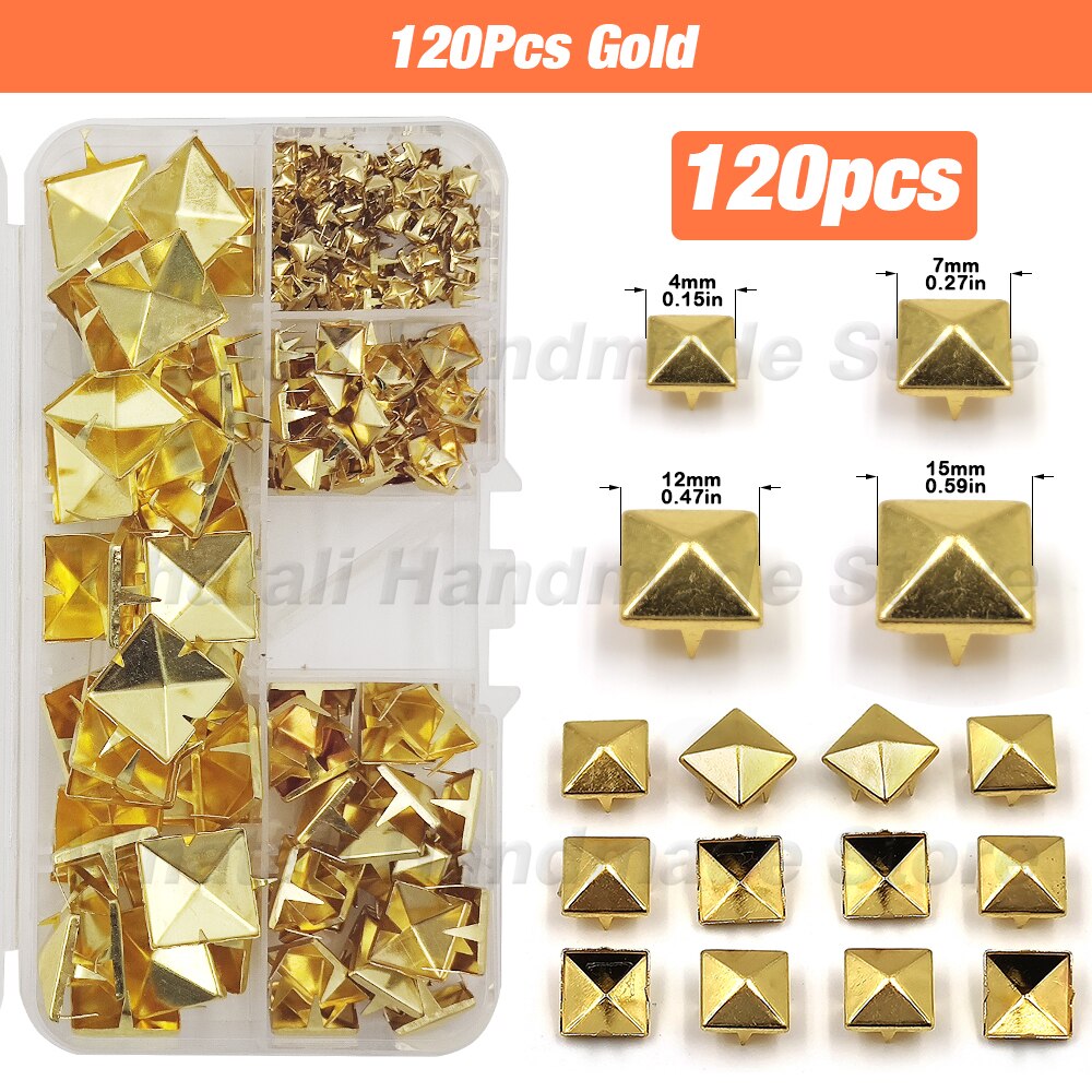 RUBYCA 17MM Dragon Claw Spike and Studs Metal Screw