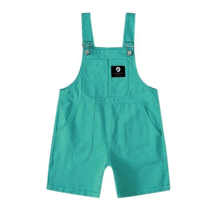 Teen Girls Overalls Cowboy Breastplate Teenage Red White Pants Kids Dungarees Denim Overall Clothes For 6 8 10 12 14 Years: Green / 9-10t