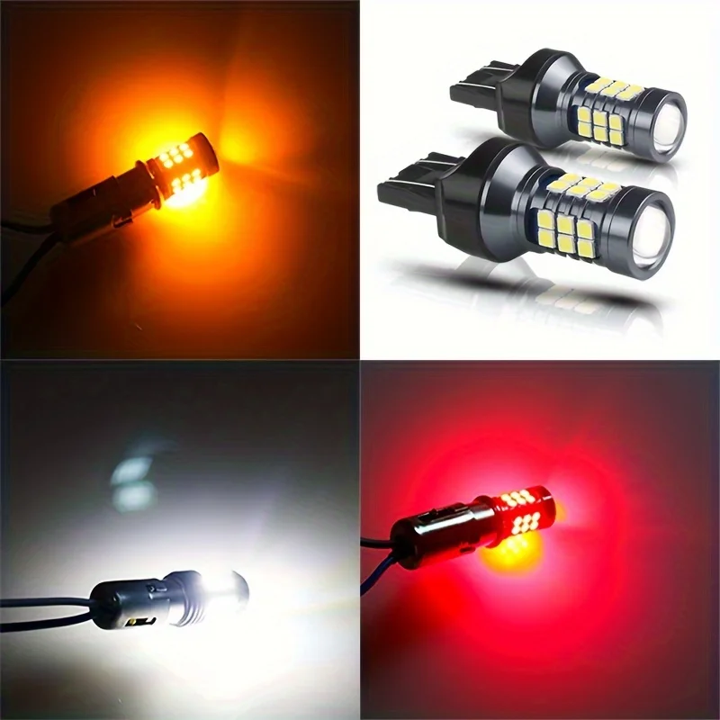 Ampoule de clignotant de voiture LED, feu de signalisation universel haute luminosité, voyant d'avertissement, lumière de sécurité nocturne, pièces de feu de signalisation de voiture
