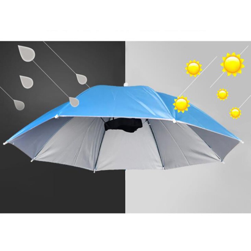 Czapka parasolka lekka czapka przeciwdeszczowa parasol ogrodowy nakrycia głowy stylowa robić wędkowania turystyka plażowa czapka kempingowa kapelusze na głowę sprzęt przeciwdeszczowy