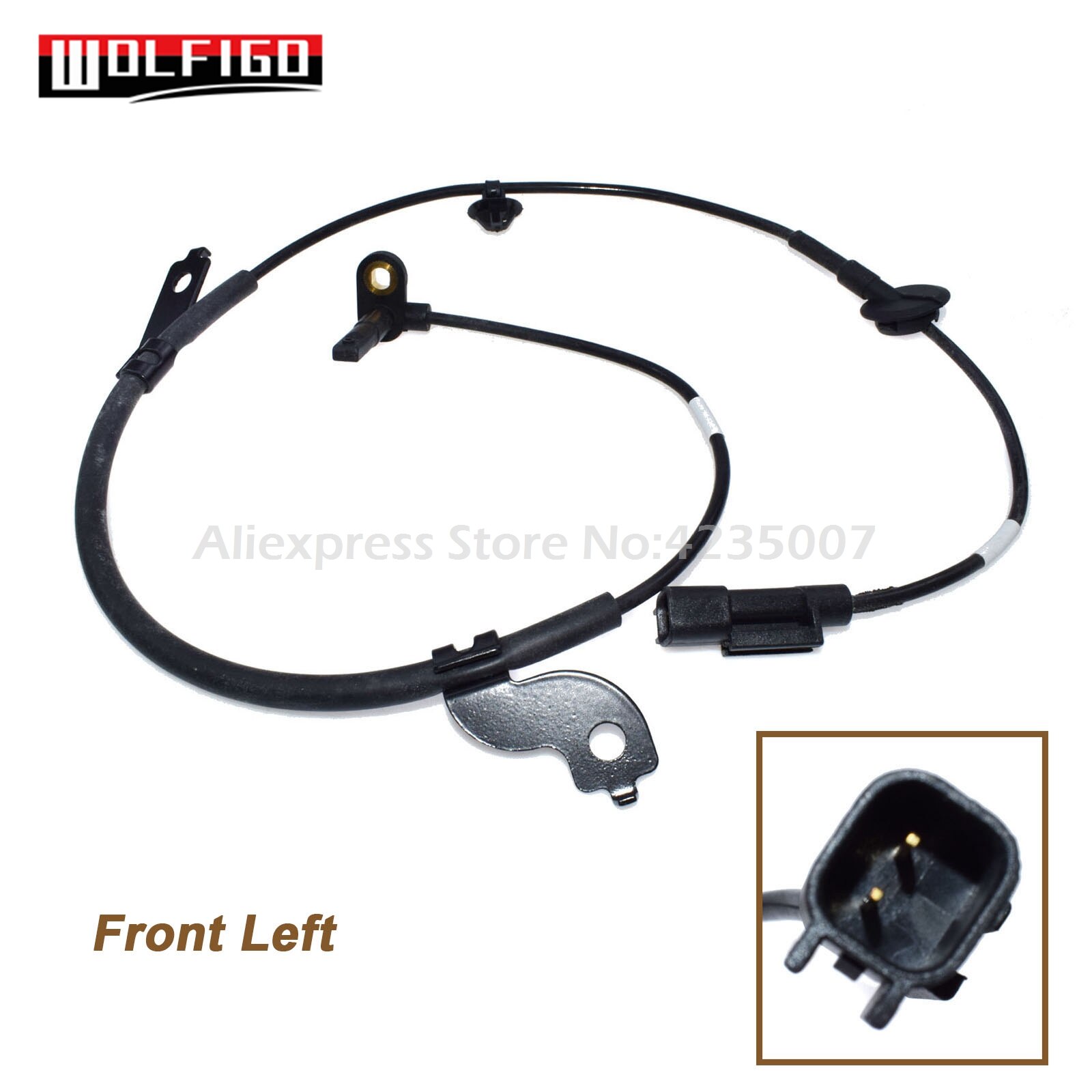 Wolfigo Voor Achter Links Rechts Abs Speed Sensor W/Of W/O Pigtail Voor Mitsubishi Lancer Asx ALS1784,ALS1785,AS1818,ALS2372: Front Left
