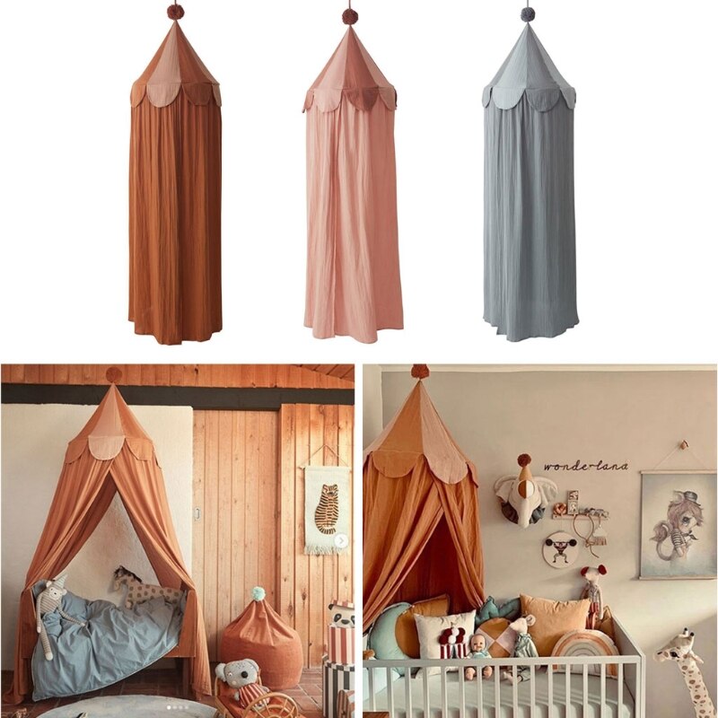 Anti Moskito Baumwolle Baby Prinzessin Bett Baldachin Mädchen Zimmer Dekoration Bett Baldachin A2UB