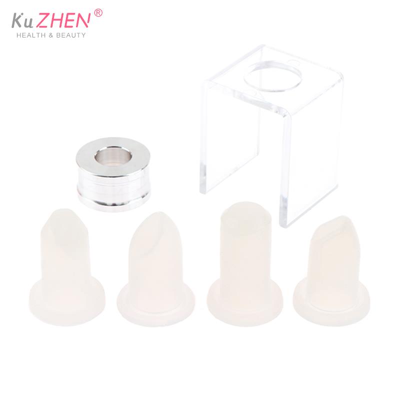 1/3pc/set Silicone Lipstick Mold Silicone Lipstick Mold Aluminum Ring Mould Holder DIY Silicone Lip Balm Mold Craftsl Stand Tube