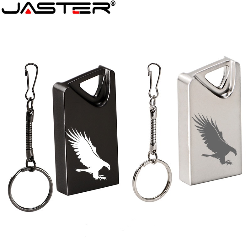 JASTER USB Flash Drive Super mini флешка usb metalen penna sleutel schijf logo pendrive bastone flash 32GB/8GB/4GB/16GB/128GB