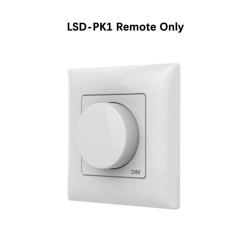 Triac LED Dimmer 220V 230V 110VAC 2.4G PK1/Wifi Remote Control Brightness adjustment for Single Color LED dimmable light bulb: LSD-PK1 Remote Only