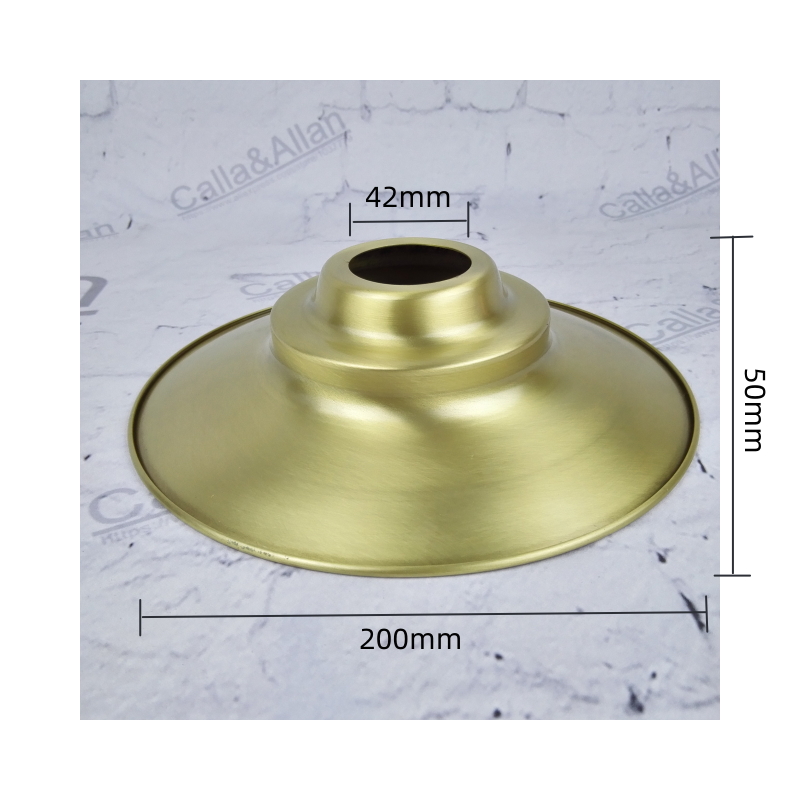 Messing Lampenkap Minimalistische Industriële Stijl Japanse Bureaulamp Vloerlamp Wandlamp Hal Diy Verlichtingsaccessoires: Blauw