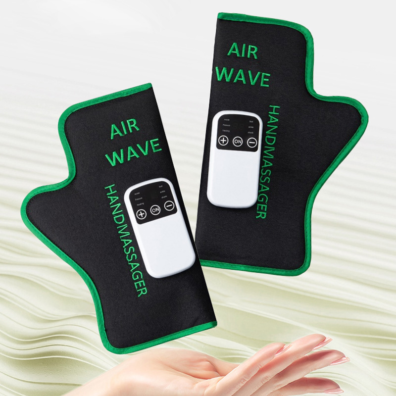 Handluchtcompressie Massageset met verwarmde palm Airbag Circulatiemassage Verlicht handvermoeidheid en pijn voor schoonheidssalon