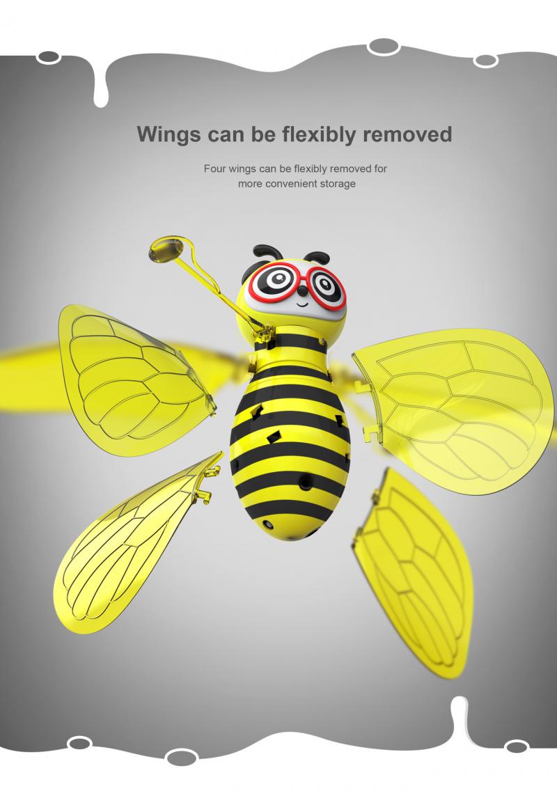 Chaude USB RC volant Mini abeille télécommande jouets électronique infrarouge Induction geste détection balle volante abeille avions jouets