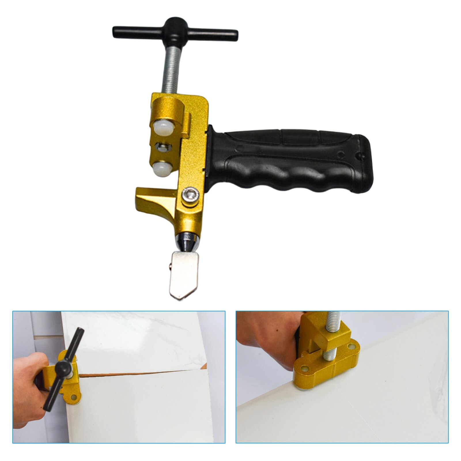 2 In 1 Easy Glide Glass Tile Cutter Ceramic tile glass cutting tool portable lightweight Multifunctional tool