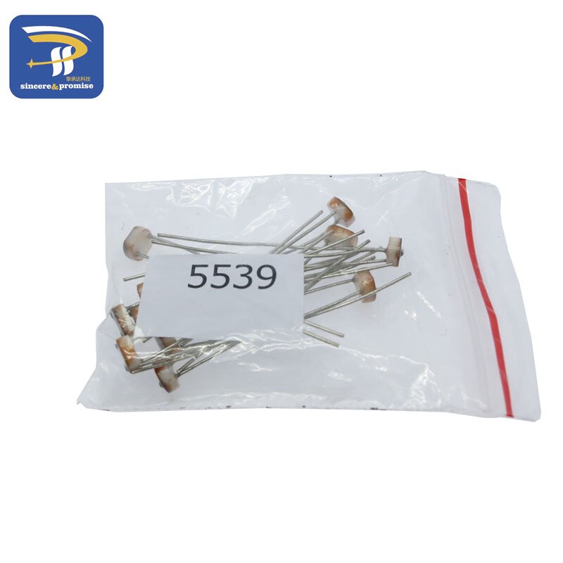 Photoresistor kit 5 soorten * 10 stuks 5506 5516 5528 5537 5539 kit Light Dependent Resistor LDR 5MM Photoresistor pakket