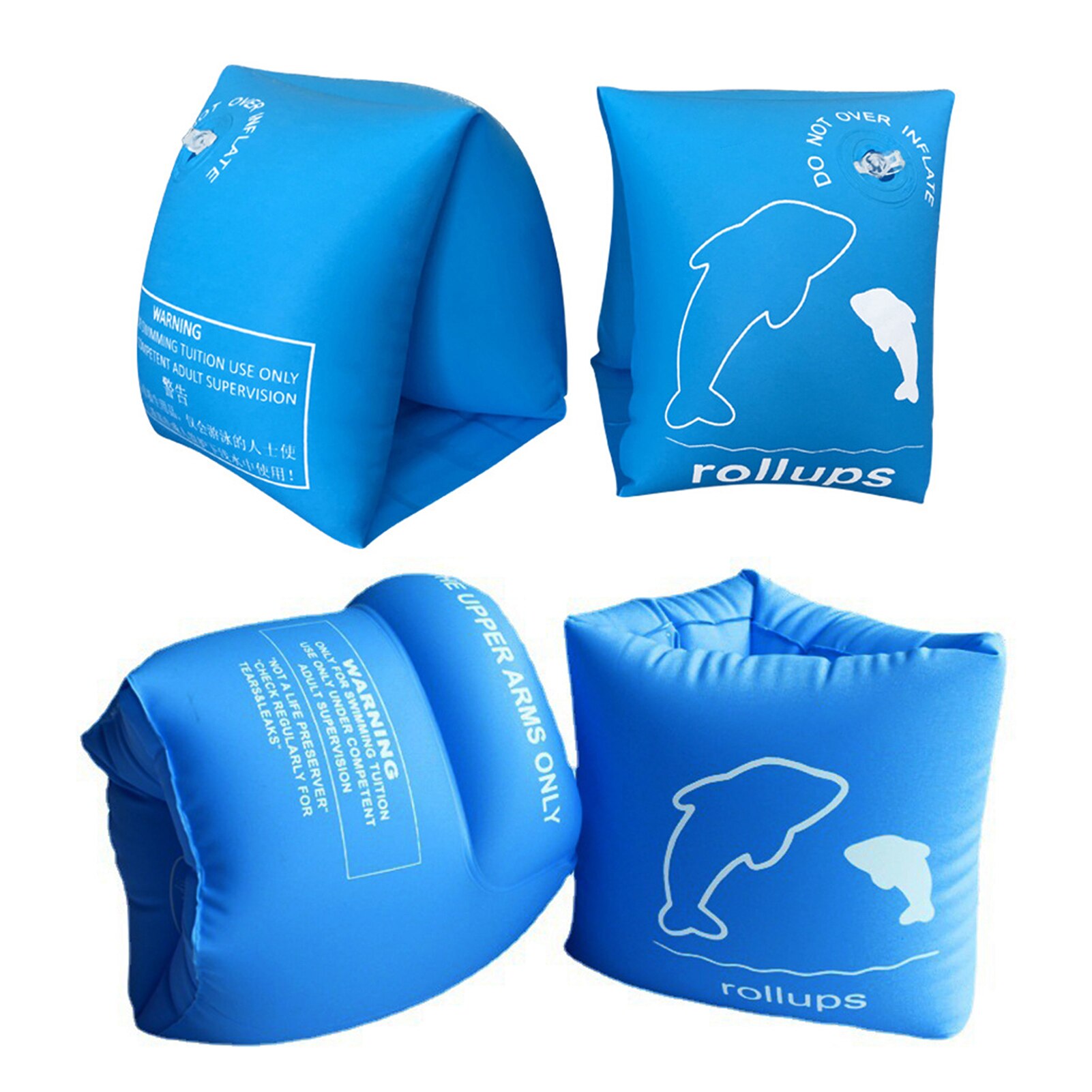 Kids Volwassenen Zwemmen Drijft Ring Arm Mouw Opblaasbare Zwemmen Arm Bands Opvouwbare Float Bands Voor Kinderen Zwemmen Training