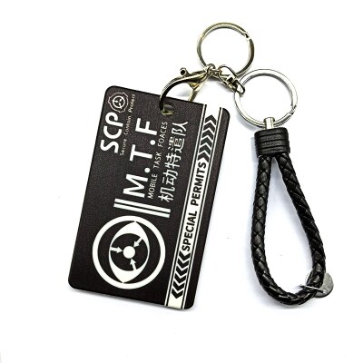 Scp Foundation Niveau 5 Access Card Set Student Campus Secure Bevatten Bescherming Case Game Perifere Bus Kaart Sleutelhanger: C