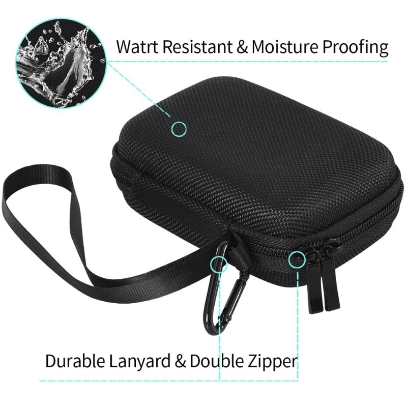 Fest EVA Zipper Fall Lagerung Tasche Tasche für Anker PowerCore 10000mAh Oder Kopfhörer