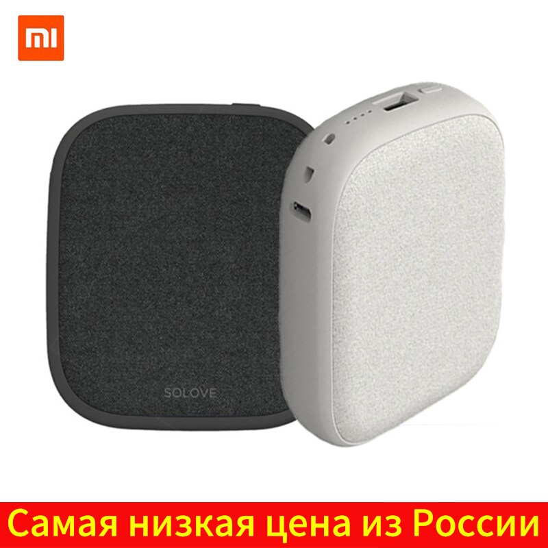 SOLOVE 10000 mAh QI Wireless Dual USB Power Bank Quick Charge for Huawei Samsung iPhone X XR XS MAX 8 Plus