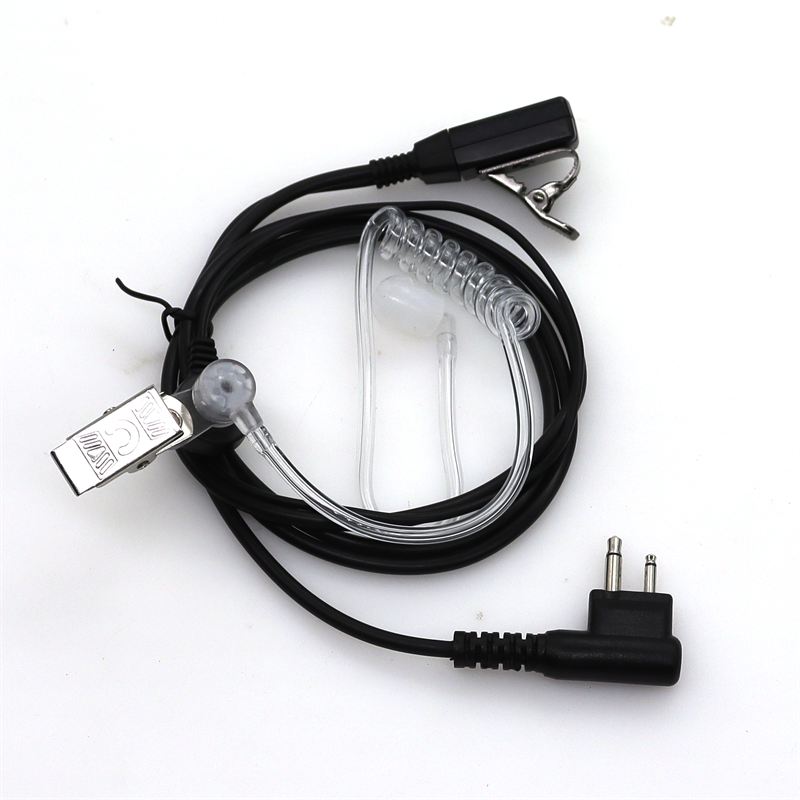 2 Pin Ptt Mic Headset Covert Akoestische Buis In-Ear Oortelefoon Voor Motorola CP200 CP185 EP450 CP040 Hty Headset cb Radio Accessoires