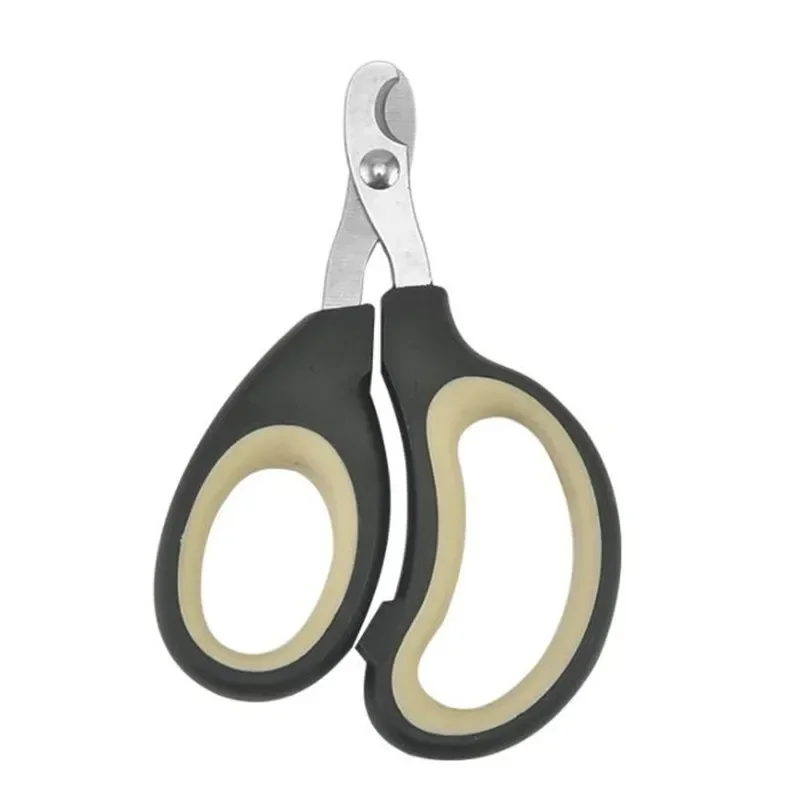 Cat Nail Clippers for Small Cat Dog Stainless Steel Puppy Claws Cutter Pet Nall Grooming Clippers Trimmer: GRAY