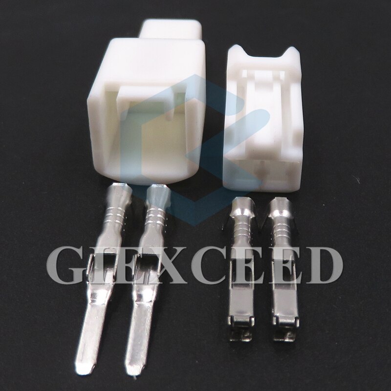 2 Sets 2 Pin Automotive Wiring Connector Auto 90980-12498 Cigarette Lighter Wire Harness Socket For Toyota Vios Levin