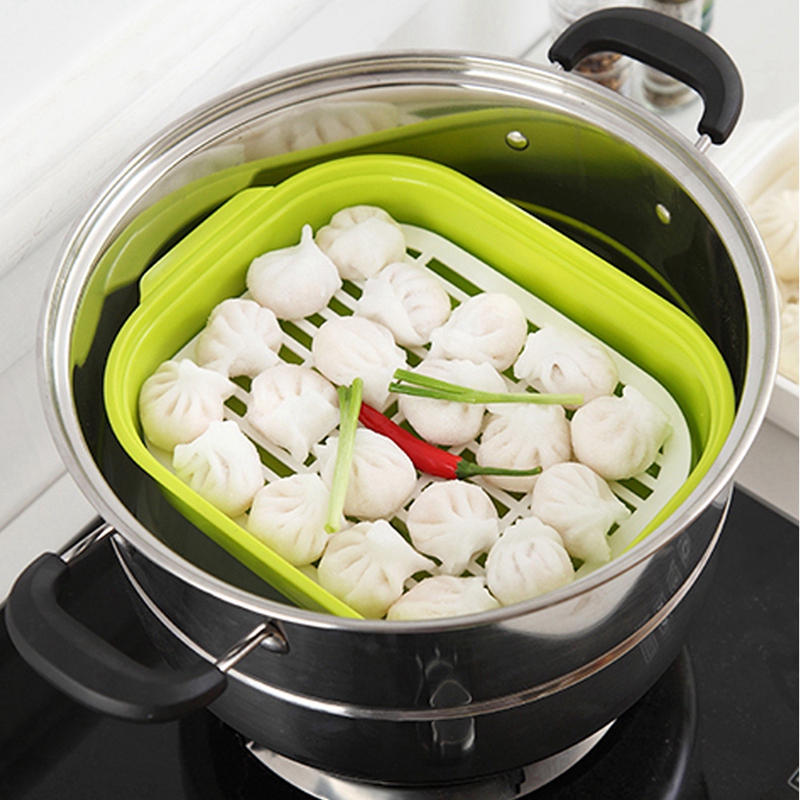 Practical Steamed Buns, Microwave Oven, Steamer, Kitchen Round Steamer, Cooking Tools