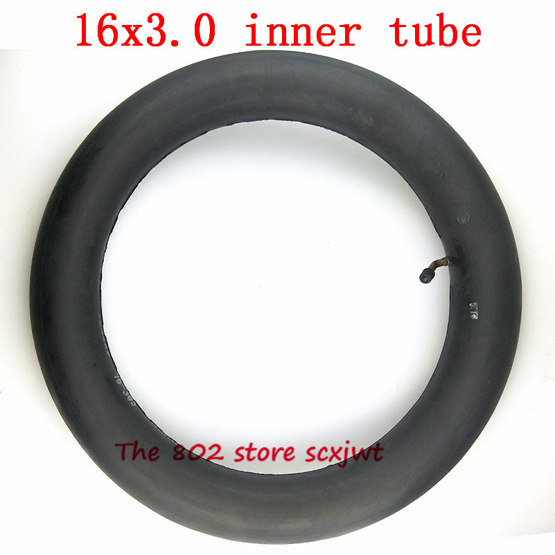16X3.0 tubo interno Scooter Eléctrico y bicicletas eléctricas, triciclo eléctrico 16*3,00 tubo curvo interno vástago de válvula