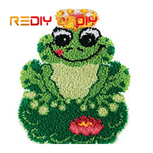 Haakpatroon tapijtpakketten, zuurstokken, liefde, doe-het-zelf, haken, tapijt, kleed, 100%  acrylgaren, kussen, mat, tapijt, jaar, decoratie, kunst en knutselen: Zd414