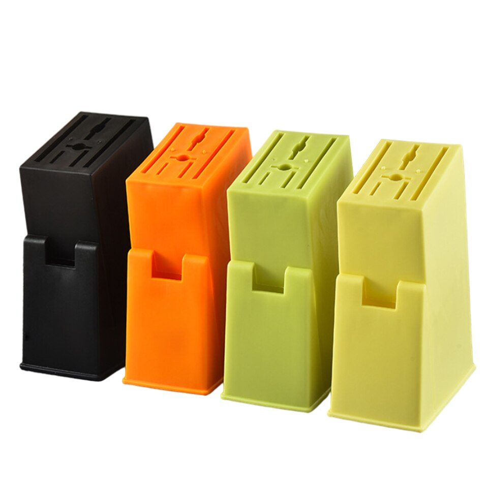 Porte-couteau de cuisine, bloc de rangement , étagère de vidange, présentoir de couteaux de Chef, noir