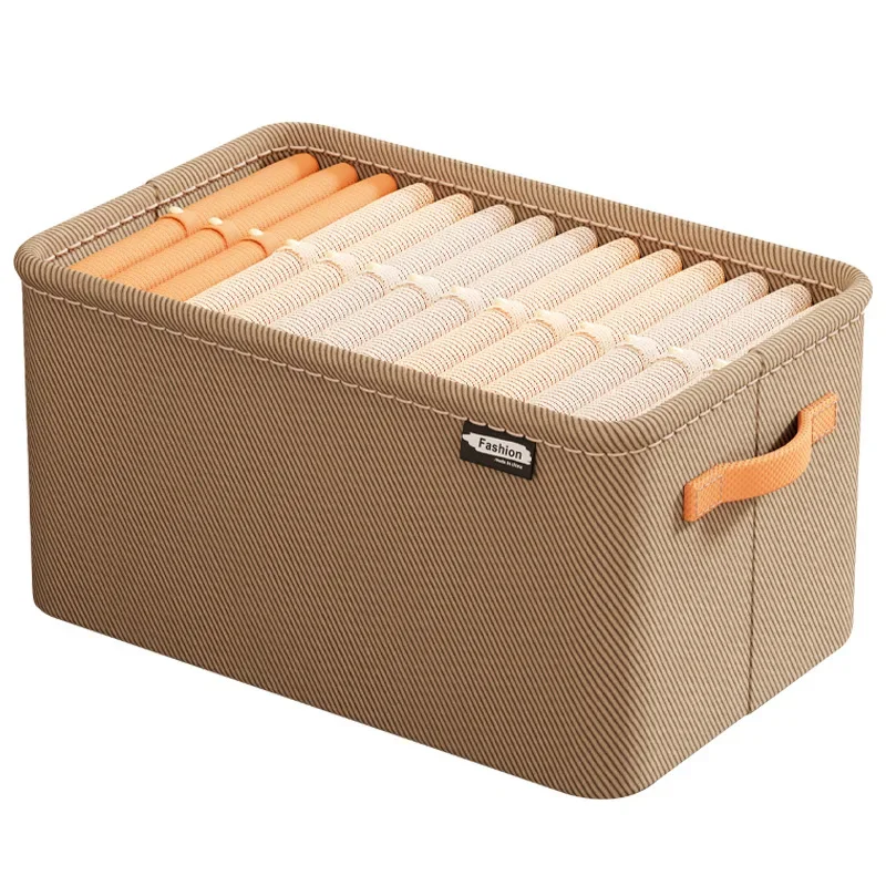Gray Clothing Storages Organizer Bins Storage Bins Storage Baskets for Shelves Fabric Storage Bins Closet Closet Shelf Organizer