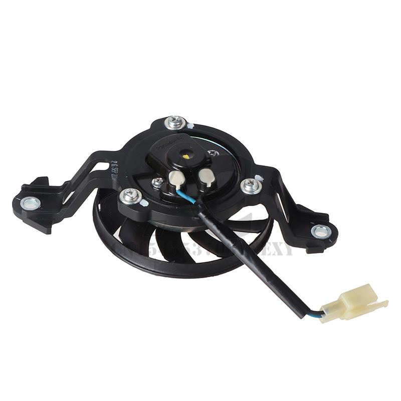 Motorcycle cooling fan with plug 12V ultra-thin electric radiator server fan for 150c 200cc 250cc 450cc off-road vehicle