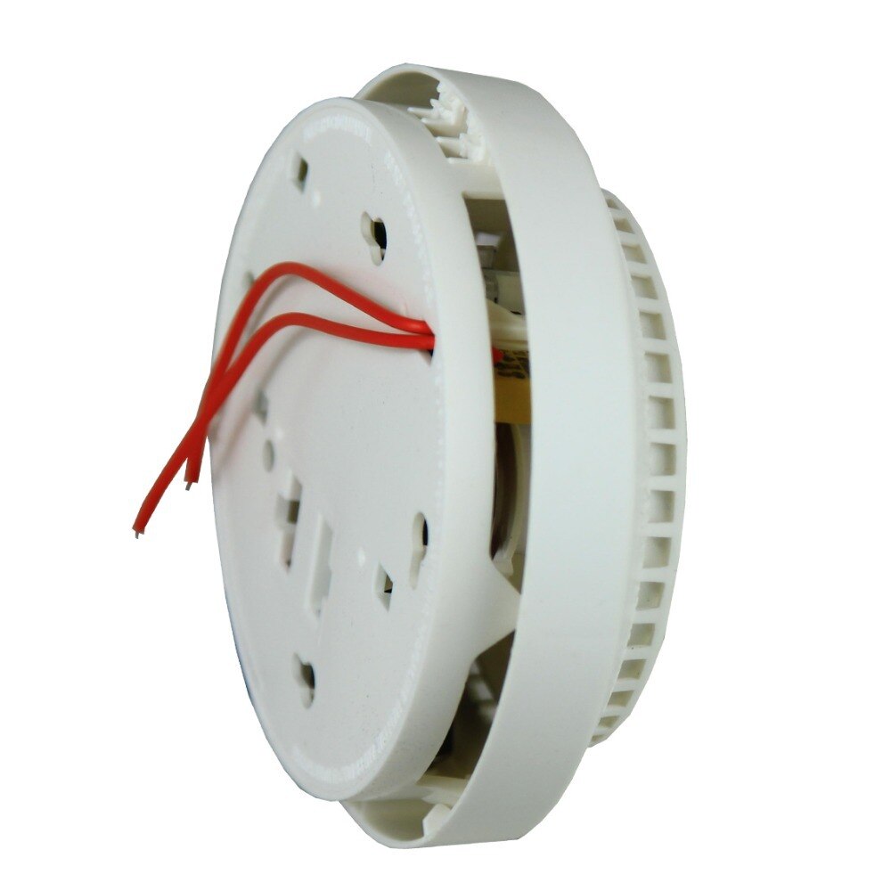 (4pcs) Dual-voltage smoke detector 9V battery operated with 220V Safearmed Security Factory Fire Alarm