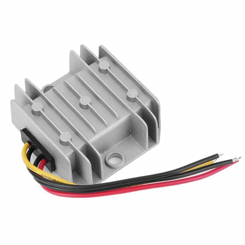 Waterdichte dc/dc spanningsomvormer regelaar 24v stappen omlaag  to 12v 5a adapter