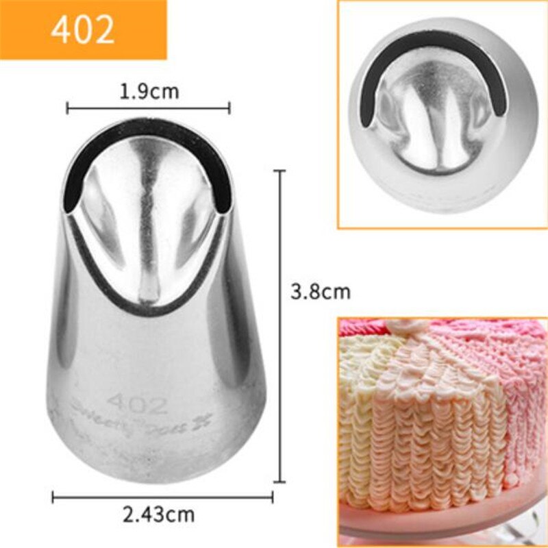 1Pc/3Pcs #79 #402 # 402L Chrysant Nozzles Voor Decorating Cake Tulip Gebak Nozzle Vetplanten icing Piping Tips Bakvormen Pastry: 1PC 402