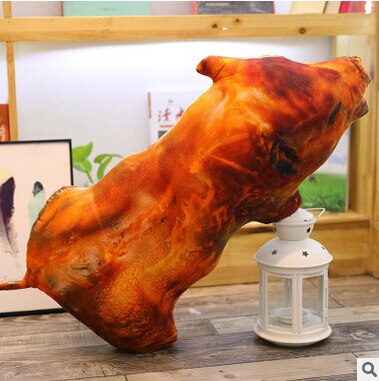 Simulatie voedsel wasbaar kussen sierkussen 3d vissen pizza eten snackvormig pluche bed kussen kussen huisdecoratie: D