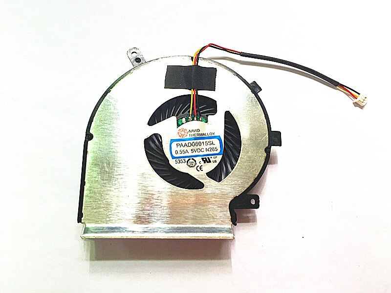 Ventilateur de GPU pour ordinateur portable MSI GE72 GE62 PE60 PE70 GL62 GL72 GP62 2QE 6QG PAAD06015SL,