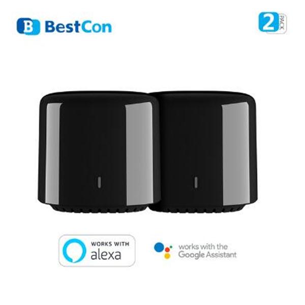 BroadLink RM4C Mini Universal IR Remote - Smart Home Automation - Works with Alexa & Google Assistant: RM4C mini 2 pcs