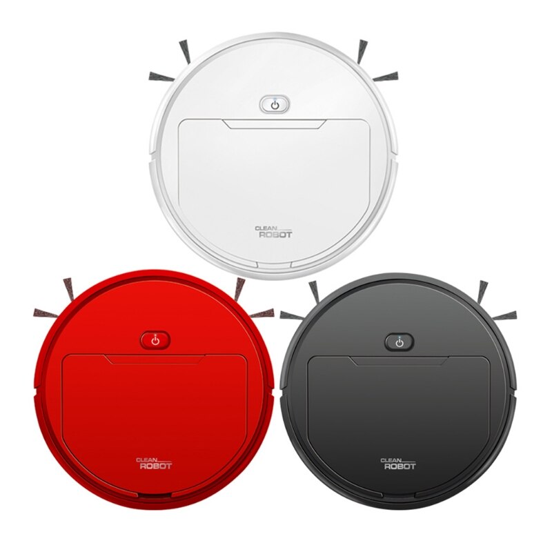 Robot Vacuum Cleaner, Strong Suction Automatic Bot Self Detects Stairs Pet Hair Allergies Friendly Robotic Home Cleaning