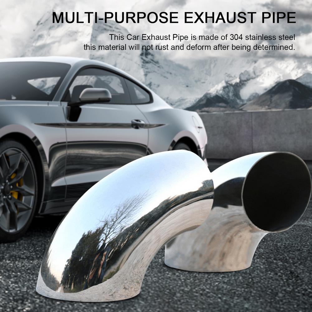 Codo de instalación multiusos para pasamanos de escalera, tubo de escape modificado para automóvil, codo de acero inoxidable 304, accesorios para coche