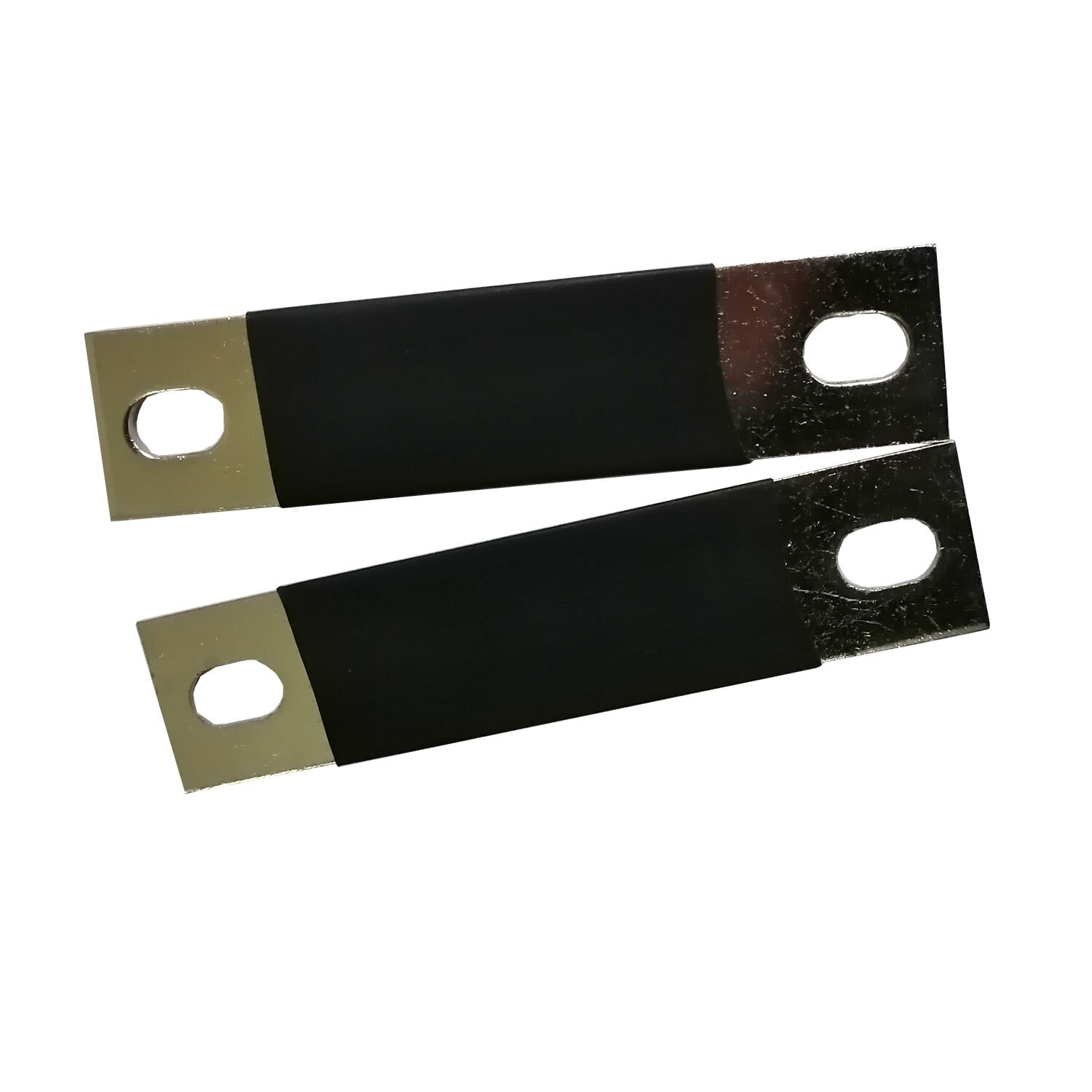 8 stk ren kobber forniklet samleskinner til litium 3.7v 3.2v lifepo 4 batterikontakt antioksidasjon til 200ah 2mm tykk