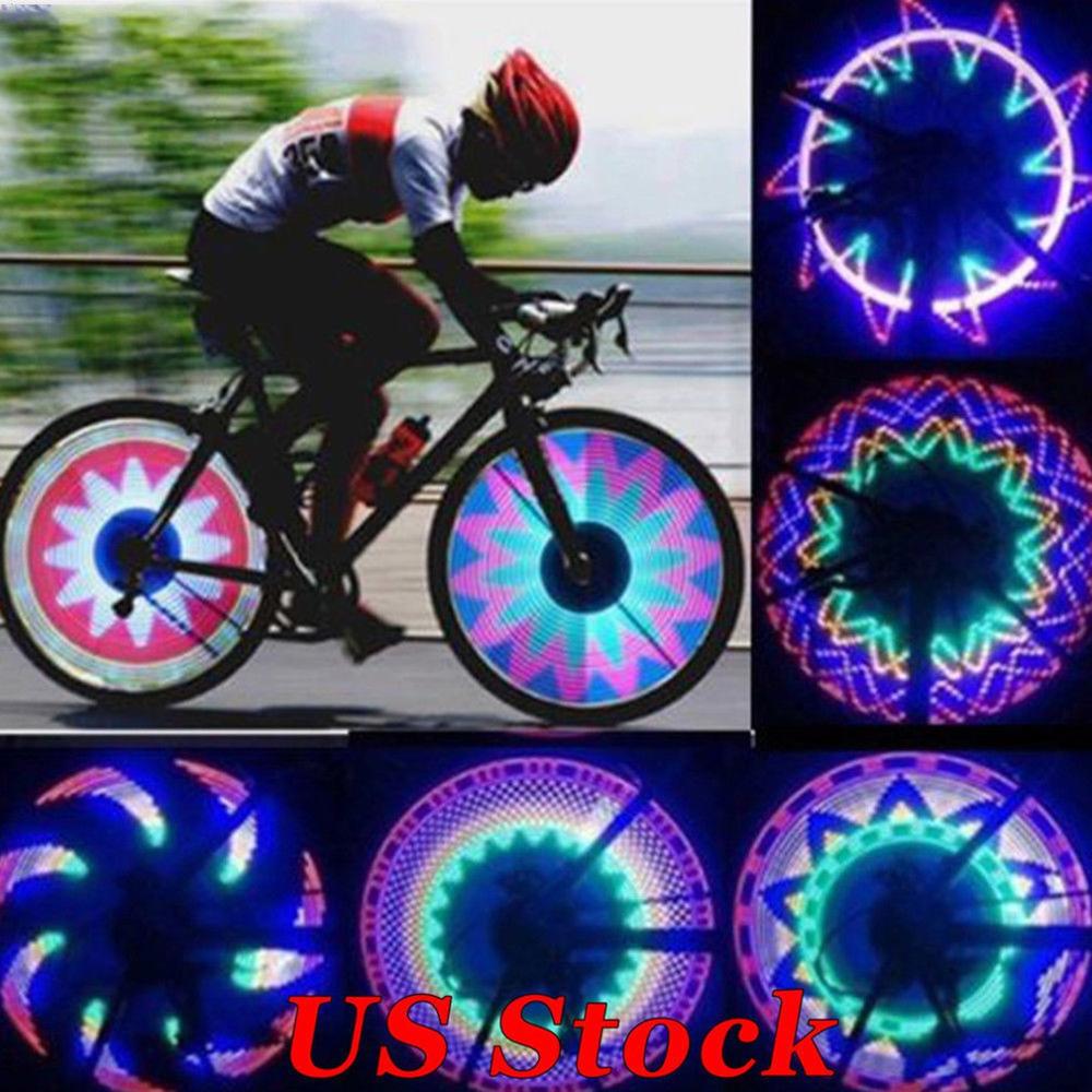 32Led Bicycle Wind Fire Wheel Wheel Lamp Spoke Light Double-Sided Wind And Fire Wheel Riding Equipment